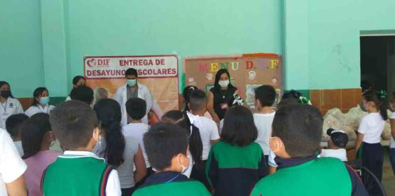 Realiza DIF Municipal la entrega de desayunos escolares en modalidad frío