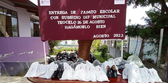 Realiza DIF municipal, entrega de calzado escolar con subsidio.