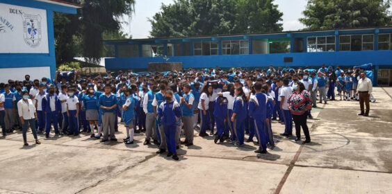 Participan más de mil teocelenses en el primer simulacro nacional 2023