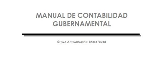 MANUAL DE CONTABILIDAD GUBERNAMENTAL